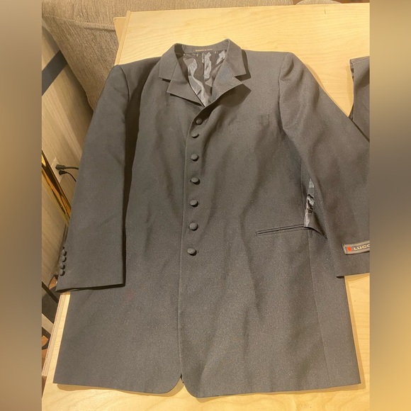 Lucci Suit Jacket with Matching Vest 48 R (H) - Picture 14 of 14